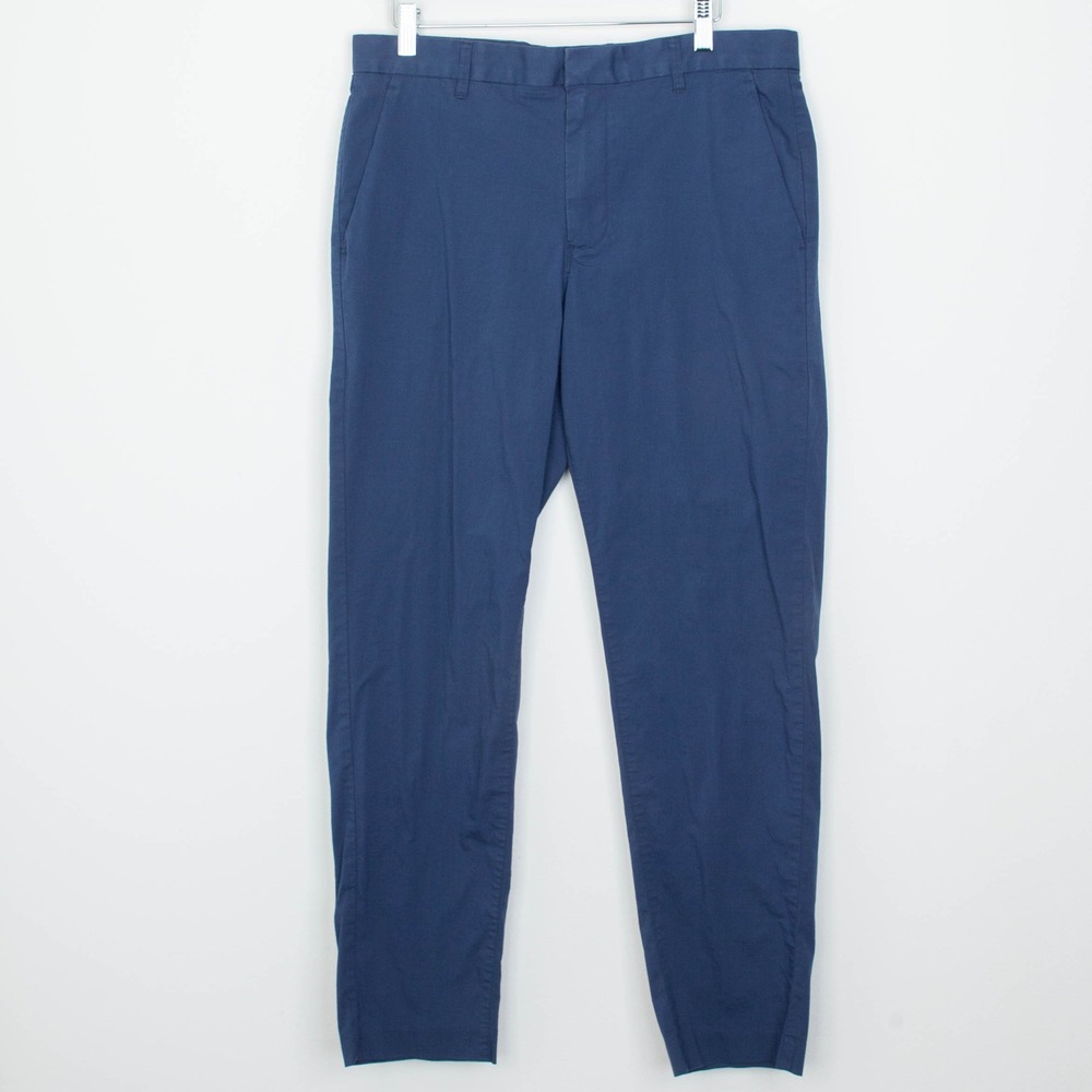 Everlane Mens‎ Performance Chino 32x30 Blue Slim Fit Stretch Pockets Office